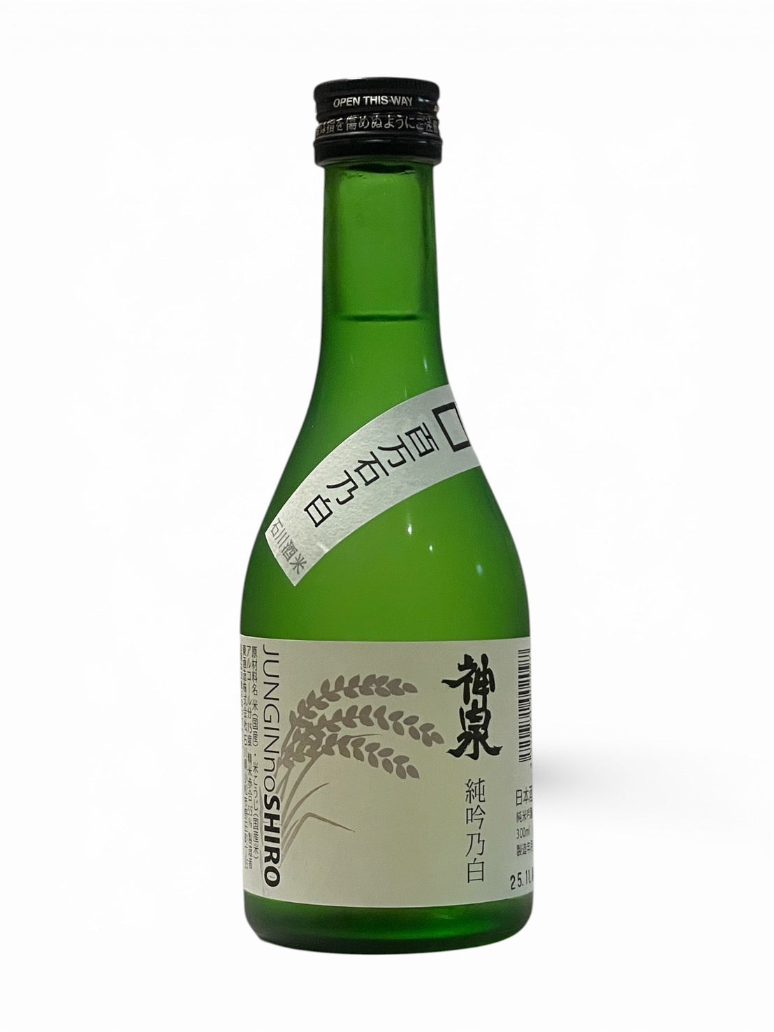 神泉 純吟乃白 百万石乃白 300ml